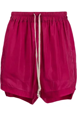 Rick Owens Drawstring satin shorts
