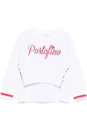 MONNALISA Portofino-embroidered sweatshirt