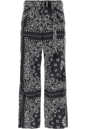 SACAI Bandana-print cargo pants