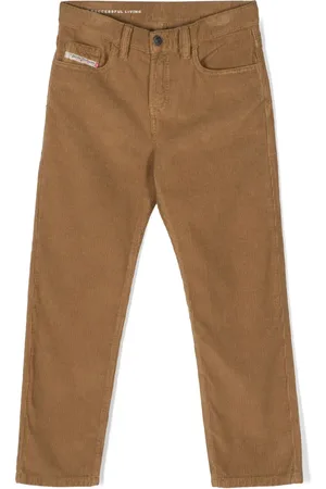 Diesel Logo-patch corduroy trousers