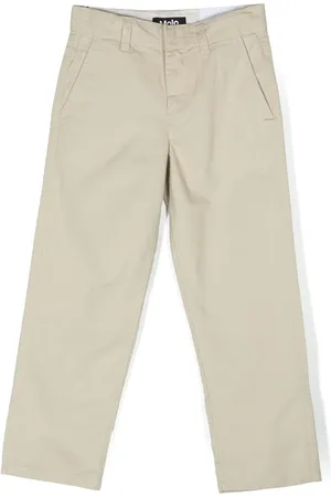 Molo Ace logo-patch trousers