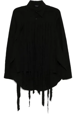 YOHJI YAMAMOTO Crease-effect shirt