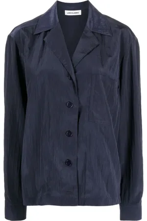 Low Classic Camp-collar crinkled shirt