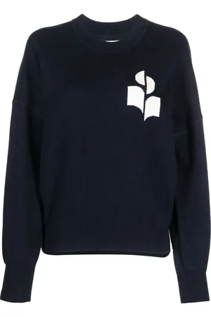 Marant Etoile Atlee intarsia-knit relaxed jumper