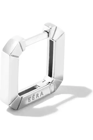 Eera 18kt white gold Mini Square hoop earring