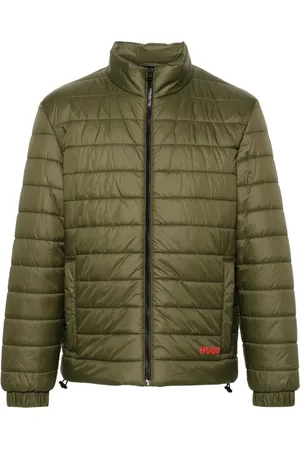 HUGO BOSS Logo-print padded jacket