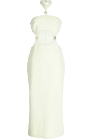 Cult Gaia Olivia halterneck cut-out dress