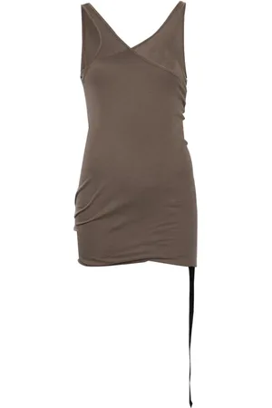 Rick Owens Double Ziggy Banana jersey tank top