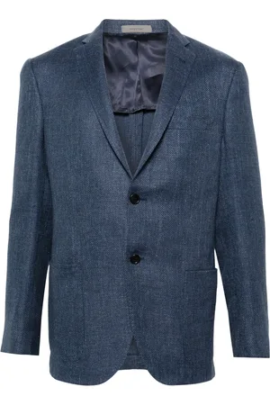 corneliani Single-breasted twill blazer