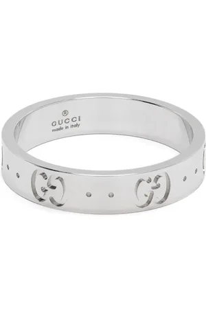 Gucci 18kt white gold Icon band ring