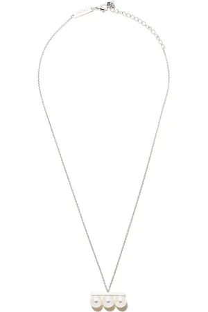 Tasaki 18kt white gold Collection Line Balance Neo Akoya pearl pendant