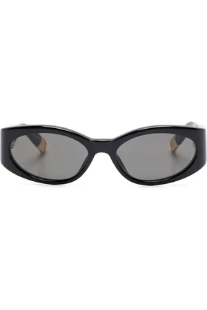 Linda Farrow X Jacquemus oval-frame sunglasses