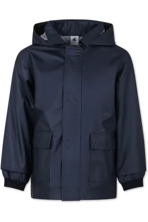 Petit Bateau Hooded water-resistant raincoat