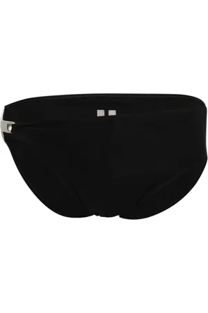 Rick Owens Plaque-appliqué swim trunks