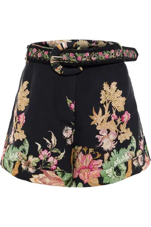 HEMANT AND NANDITA Floral-print cotton shorts