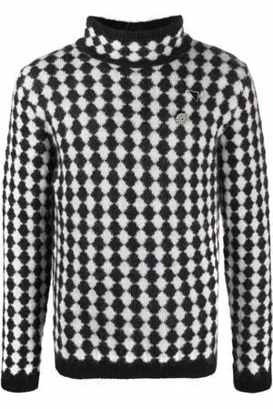 Saint Laurent Diamond-motif sweater