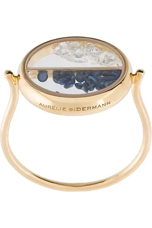 Aurélie Bidermann Chivor diamond and sapphire ring