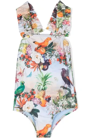 Molo Tropical-print swimsuit