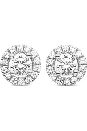 VEYNOU 14kt white gold Camilla diamond stud earrings