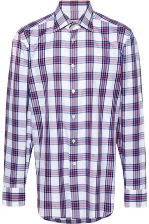 Kiton Checked cotton shirt