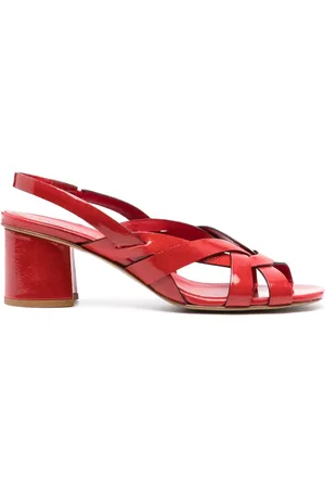 ROBERTO DEL CARLO 65mm patent leather sandals