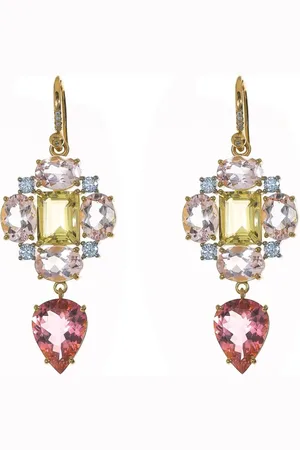 Irene Neuwirth 18kt yellow Gemmy Gem earrings