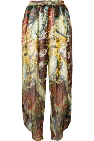 Jean Paul Gaultier Tapered sheer trousers