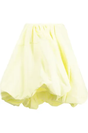 Sportmax Asymmetric cotton skirt