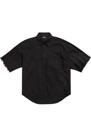 Balenciaga Distressed cotton shirt