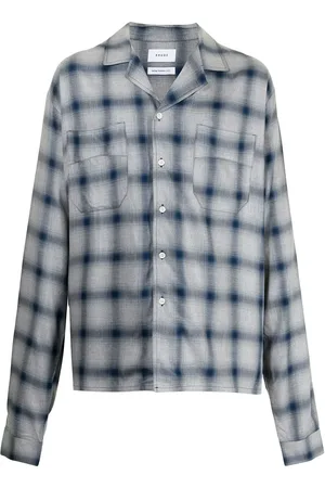 Rhude Check-print buttoned shirt