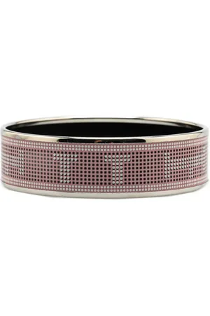 Hermès 20th Century Wide H Dot Enamel Bangle 65 costume bracelet