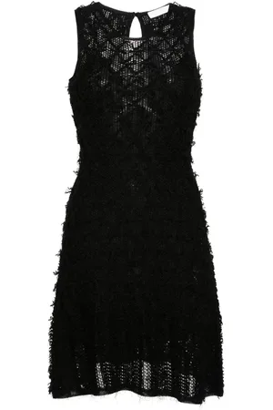 Chloé Frayed mini dress