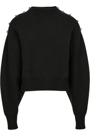 Salvatore Ferragamo Decorative-buttons panelled knitted sweatshirt