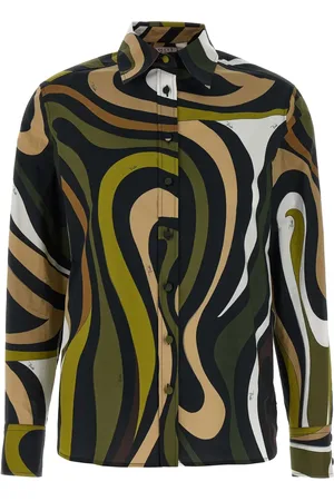 Puccini Marble-print shirt