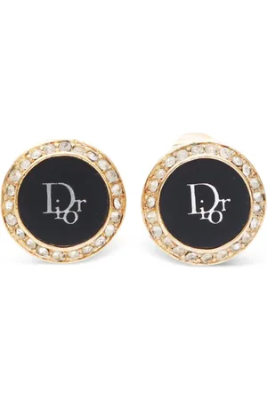 Dior 2000s CD rhinestone earrings
