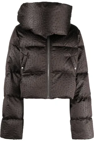 Rick Owens Funnel-neck puffer jacket