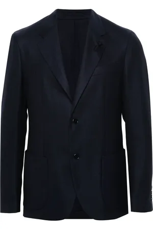 LARDINI Single-breasted wool blazer