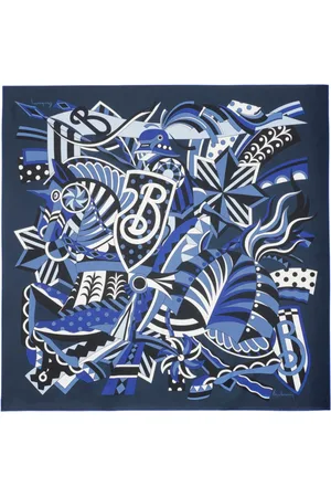 Burberry Carousel EKD silk scarf