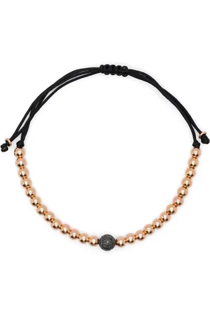 ANIL ARJANDAS 18K rose diamond cord bracelet