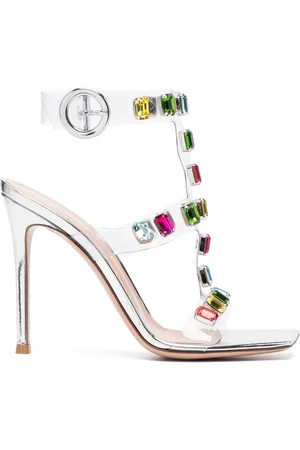Gianvito Rossi Crystal-embellished 105mm sandals