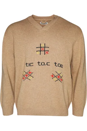 BODE Tic-tac-toe wool jumper