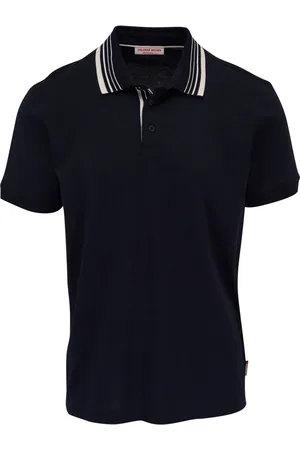 Orlebar Brown Striped-collar polo shirt
