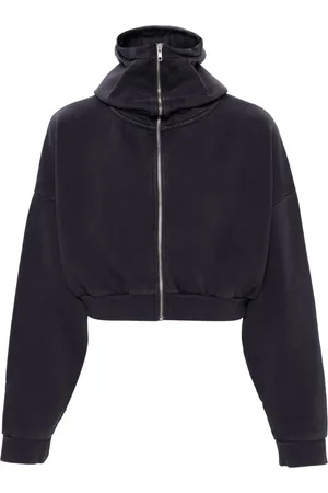 Entire Studios Cropped zip-up hoodie
