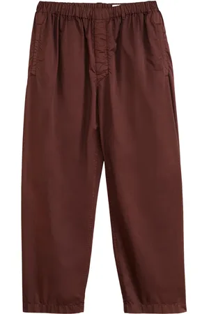LEMAIRE Elasticated-waist cropped trousers