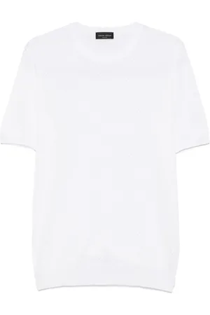 Roberto Collina Openwork-knit T-shirt