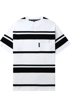 Comme des Garçons Striped cotton T-shirt
