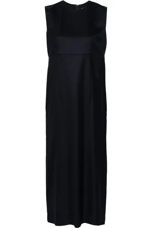 Comme des Garçons Sleeveless wool-blend midi dress