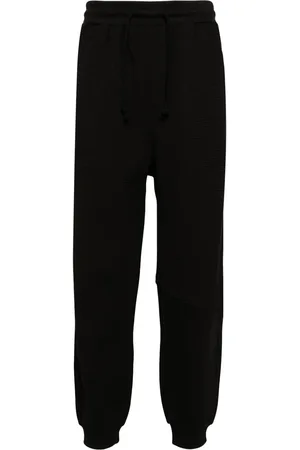 FIVE CM Logo-patch cotton track pants