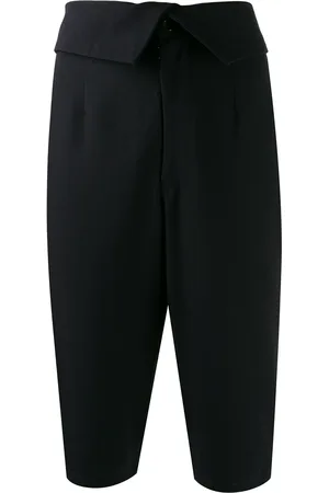 Comme des Garçons 1988 foldover waistband knee-length bermudas