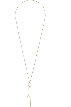 WOUTERS & HENDRIX 18kt yellow Spikes, Pearls and Claws necklace
